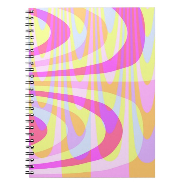 70's Swirls Notebook (Front)