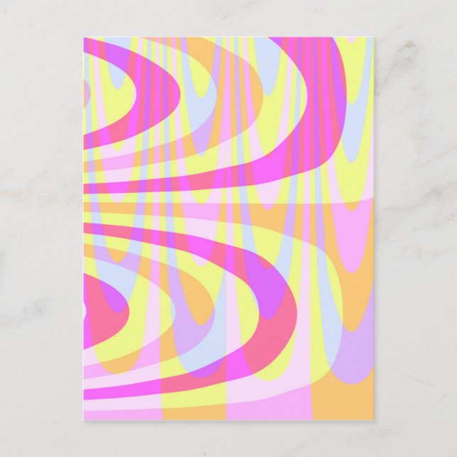 70's Swirls Postcard (Front)