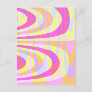 70's Swirls Postcard