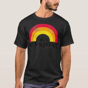 70s Vintage Cool Sunshine Retro Summer Rainbow T-Shirt