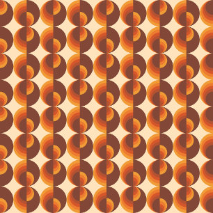 70s Vintage Geometric Pattern Cushion