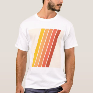 70s Vintage Retro Stripes T-Shirt