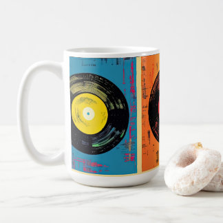 70s Vinyl Record Album Custom Kitchen Coffee Mug