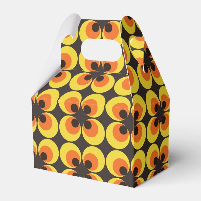 70s Wallpaper Favour Box (Front Side)