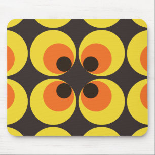 70s Wallpaper Mouse Mat