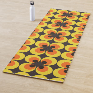 70s Wallpaper Yoga Mat