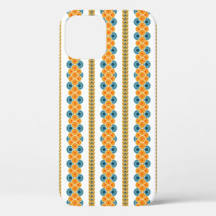70s years circle rows iPhone 12 case