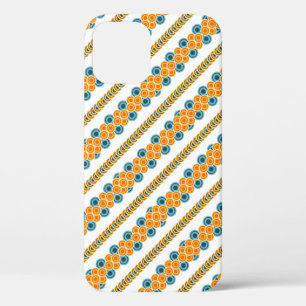 70's years circle rows Case-Mate samsung galaxy ca iPhone 12 Case