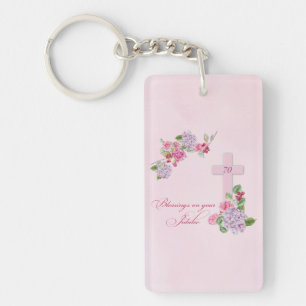 70th Anniversary of Religious Life Catholic Nun Key Ring