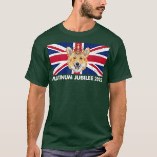 70th Anniversary Platinum Jubilee Cute Corgi T-Shirt
