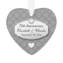 70th Anniversary Wedding Anniversary Platinum Z03