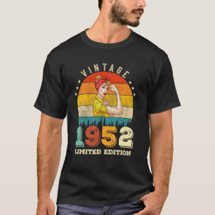 70Th Birthday 1952 Limited Edition Vintage 70 Year T-Shirt