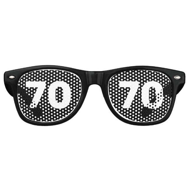 70TH BIRTHDAY 50 NOVELTY SUNGLASSES SHADES (Front)