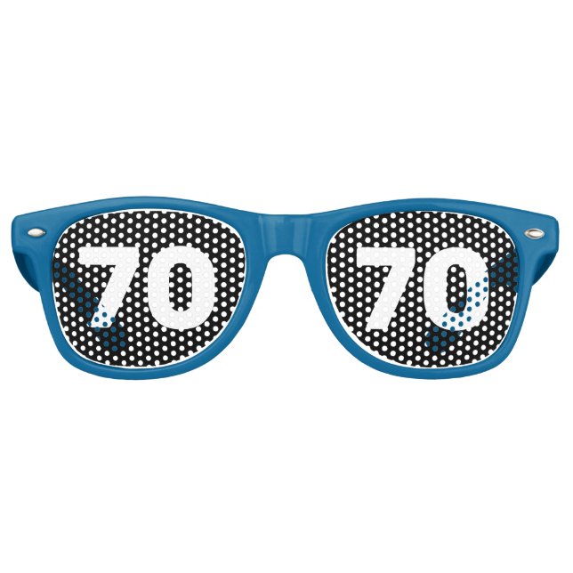 70TH BIRTHDAY 70 NOVELTY SUNGLASSES SHADES (Front)