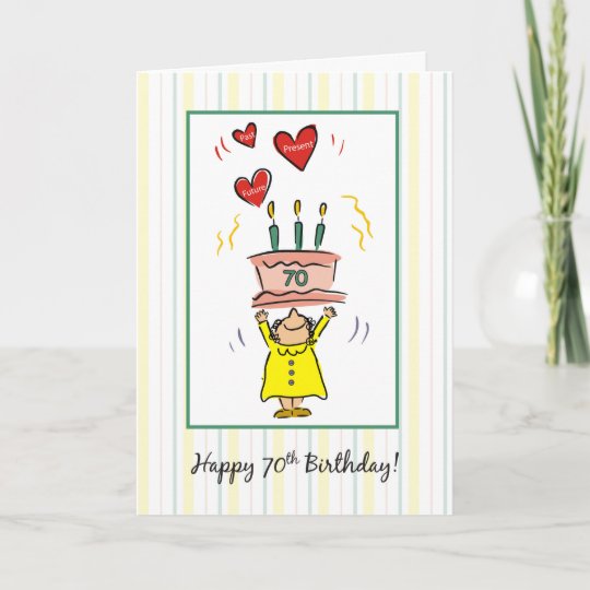 70th birthday woman