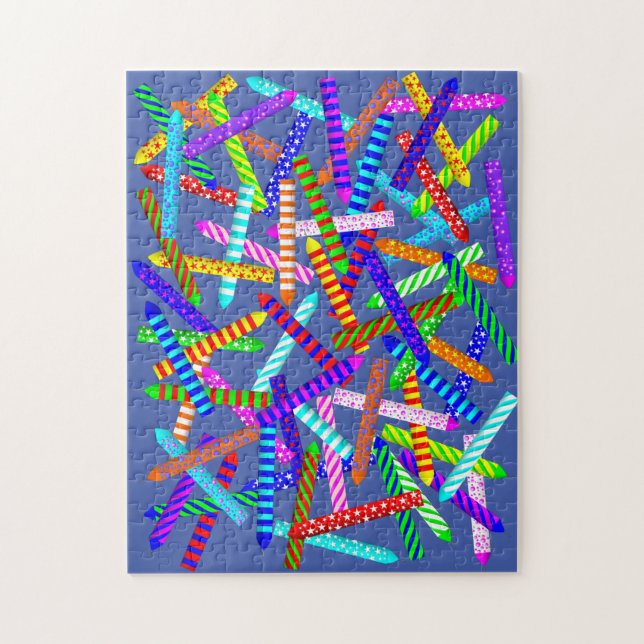 70th Birthday Candle Jigsaw Puzzle (Vertical)