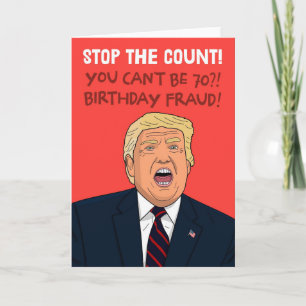 70th Birthday Card 