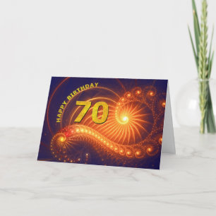 70th birthday card