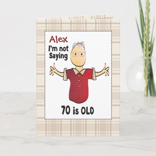 70th Birthday Card For Him Funny Uk