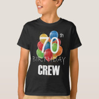 70th Birthday Crew 70 Party Crew Group Boy