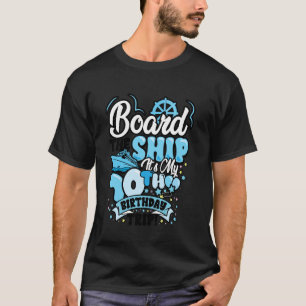 70th Birthday Cruise Trip Board the Ship 70 Years  T-Shirt