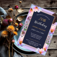 70th Birthday Festive Spring Flower
