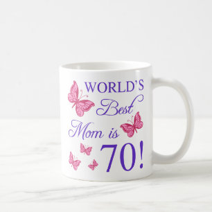 70th Birthday For Mum Coffee Mug