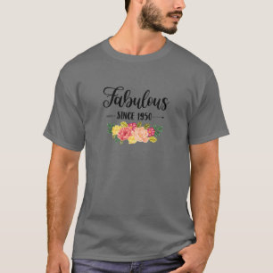 70th Birthday Gifts Women 70 Year Old Fabulous Sin T-Shirt