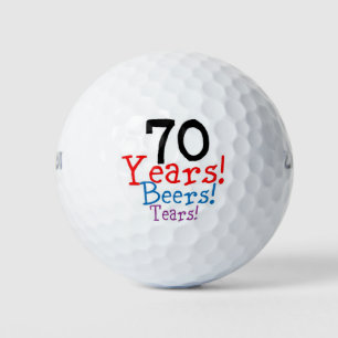 70th Birthday Golf Balls