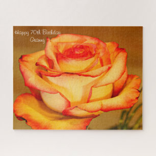 70th  Birthday Granny. Jigsaw Puzzle