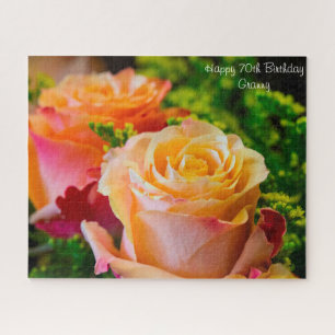 70th  Birthday Granny. Jigsaw Puzzle