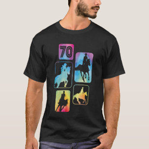 70th Birthday Horse Rider Horse Lover 70 Years Old T-Shirt
