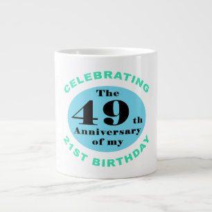 70th Birthday Humour Large Coffee Mug