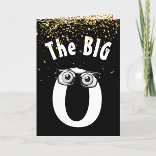 70th Birthday Humour On Black Card