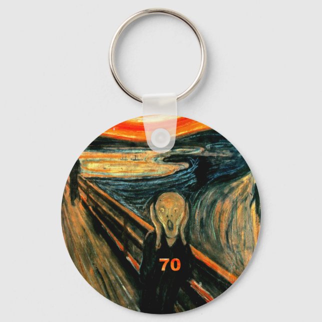70th Birthday Key Ring (Front)