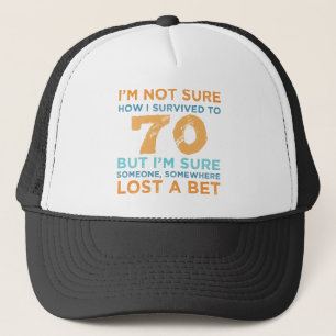 70th Birthday Legend Trucker Hat