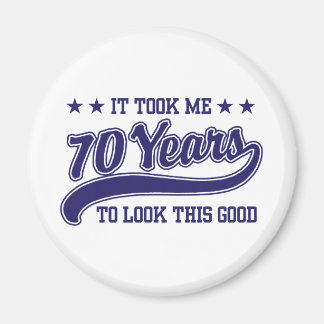 70th Birthday Magnet