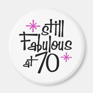 70th Birthday Magnet