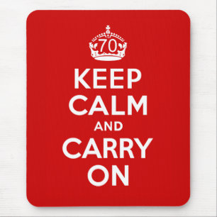 70th Birthday Mouse Mat