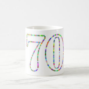 70th birthday mug