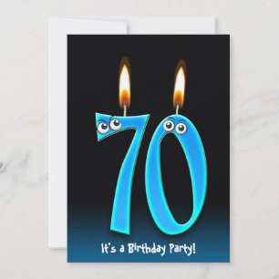 70th Birthday Party Invitation