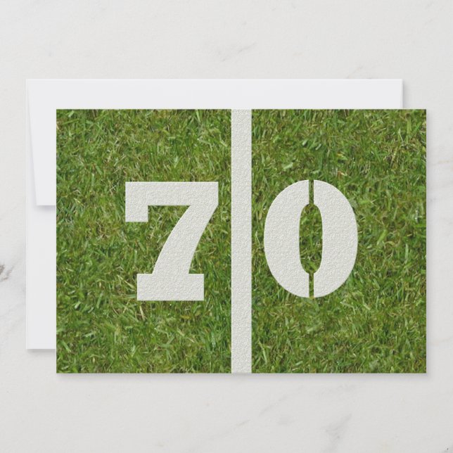 70th Birthday Party Invitation! Invitation (Front)