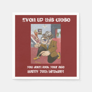 70th birthday party napkins by DAL