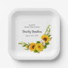 70th Birthday Party Sunflower Daisy Custom