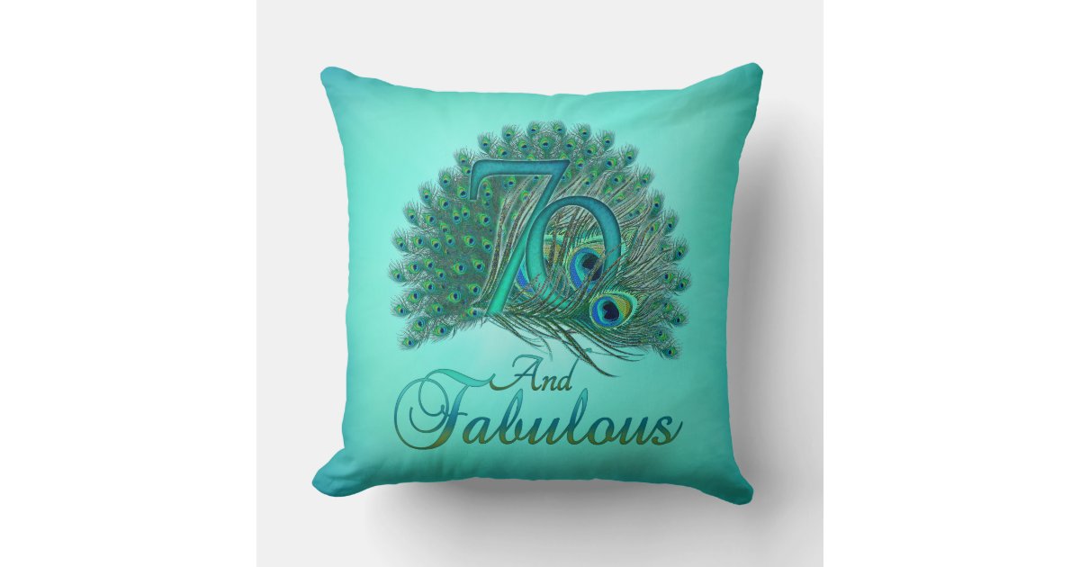 70th Birthday Pillows Zazzle