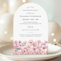 70th Birthday Pink Carnation January Birth Flower