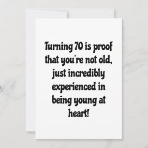 70th birthday quotes invitation