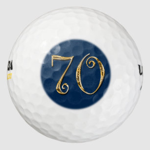 70th birthday reunion anniversary golf balls