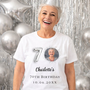 70th birthday silver photo T-Shirt