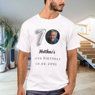 70th birthday silver photo T-Shirt